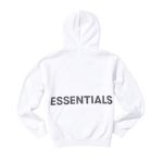 Essentials Graphic Pullover White Hoodie