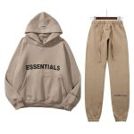 Essentials Fear Of God Oversized Tracksuit Brown