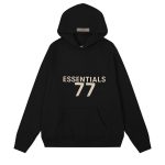 Essentials Fear of God 77 Hoodie Black